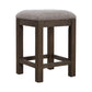 Cascade Falls - Upholstered Console Stool - Satin Espresso