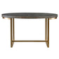 Taja - Oval Desk - Gray