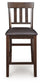 Haddigan - Upholstered Barstool (Set of 2) - Dark Brown
