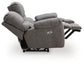 Bakerstein - Power Reclining Sofa With Adjustable Headrest - Galaxy