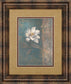 Floral Trans I By Vivian Flasch - Framed Print Wall Art - Light Brown