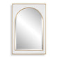 Crisanta - Gloss White Arch Mirror