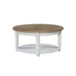 Turnberry Park - Round Cocktail Table - Washed White