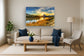Tempered Glass With Foil - Lake By the Mountain - Yellow