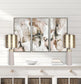 "Luxe Radiance" Ceramic Table Lamp (Set of 2) - Off White / Gold