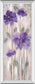Spring Floral I By Silvia Vassileva - Mirrored Frame Wall Art - Purple