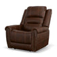 Oscar - Power Recliner With Power Headrest - Pumpernickel