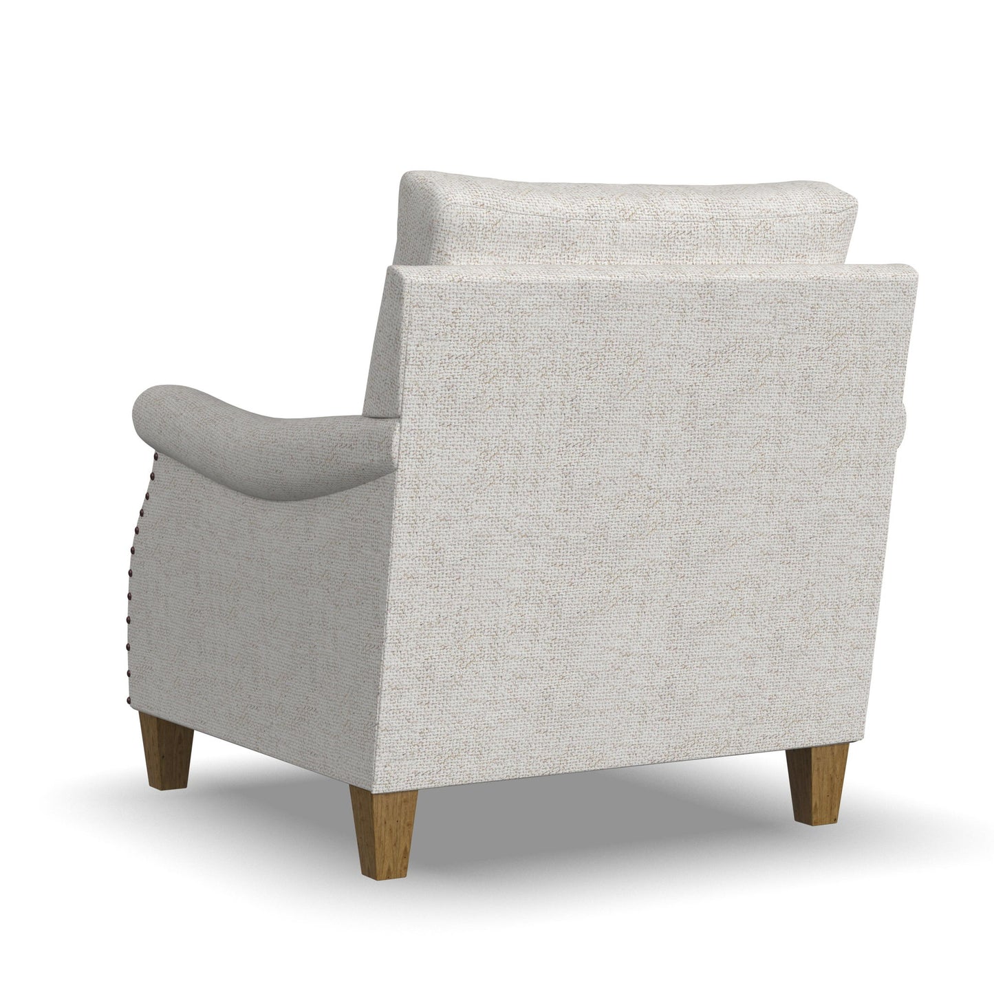 Veda - Fabric Chair With Nailhead Trim
