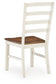 Brinfern - Dining Room Side Chair (Set of 2) - Brown / Antique White