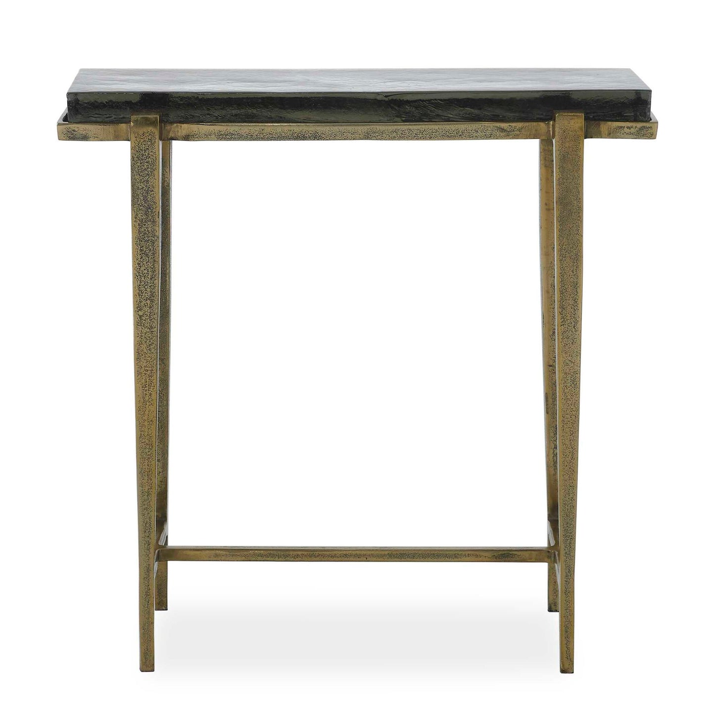 Preston - Rectangular Accent Table - Brass,Gold