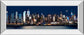 New York At Night Xi By James Mcloughlin - Mirror Framed Print Wall Art - Black