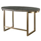 Taja - Oval Desk - Gray