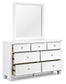Fortman - Dresser And Mirror - White