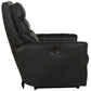 Bosa - Leather Power Reclining Loveseat - Charcoal