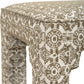 Satoria - Upholstered Small Bench - Green / White