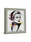Veil Reverie - 28" x 34" Framed Wall Art - White