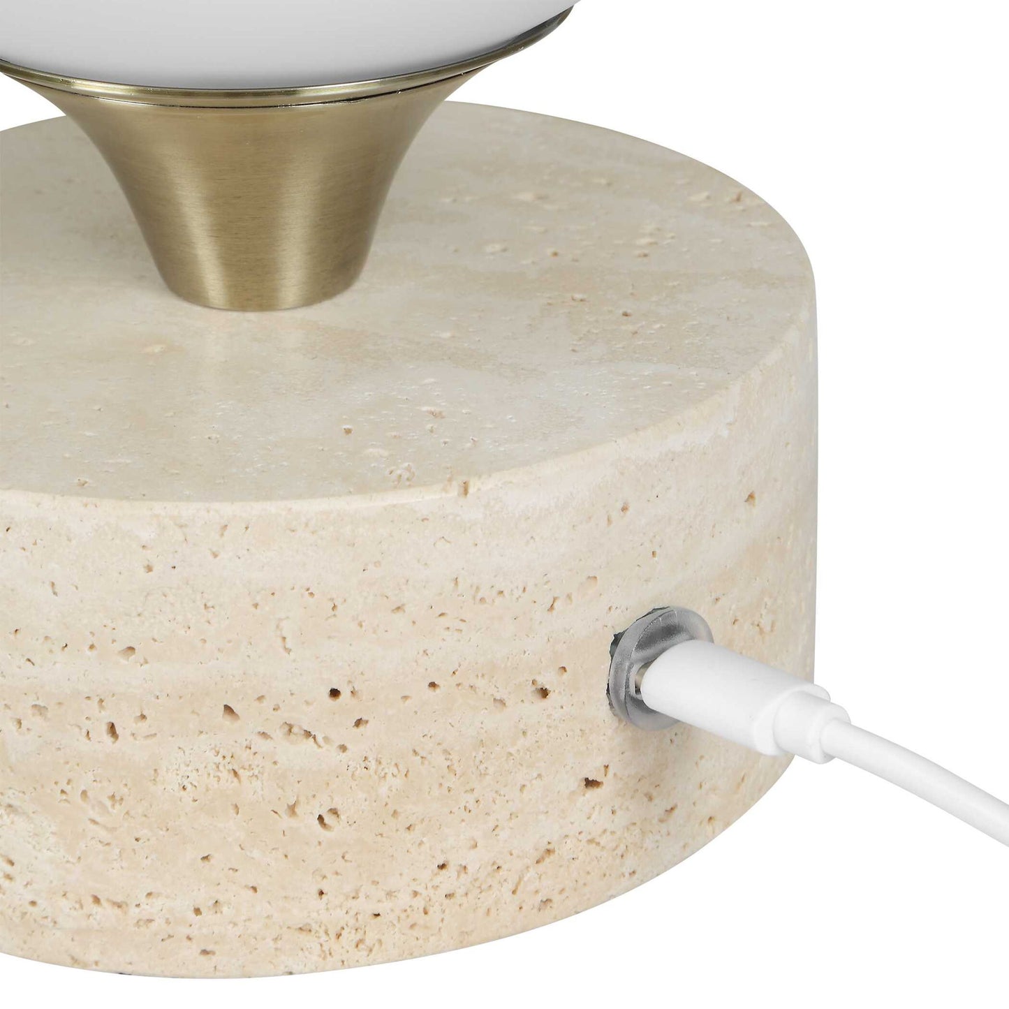 Abril - Rechargeable LED Accent Lamp - Brass,Gold
