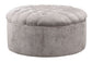 Carnaby - Oversized Accent Ottoman - Linen