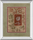 Verdant Blossom - 34" x 40" Framed Wall Art - Dark Green