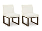 Radkin - Dining Upholstered Side Chair (Set of 2) - Off White / Brown