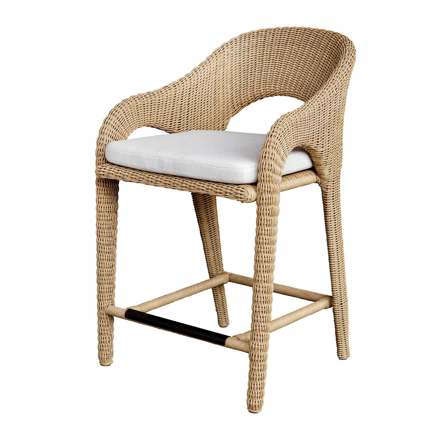 Kavali - Outdoor Wicker Barstool