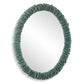 Bonaire - Oval Mirror - Teal Blue