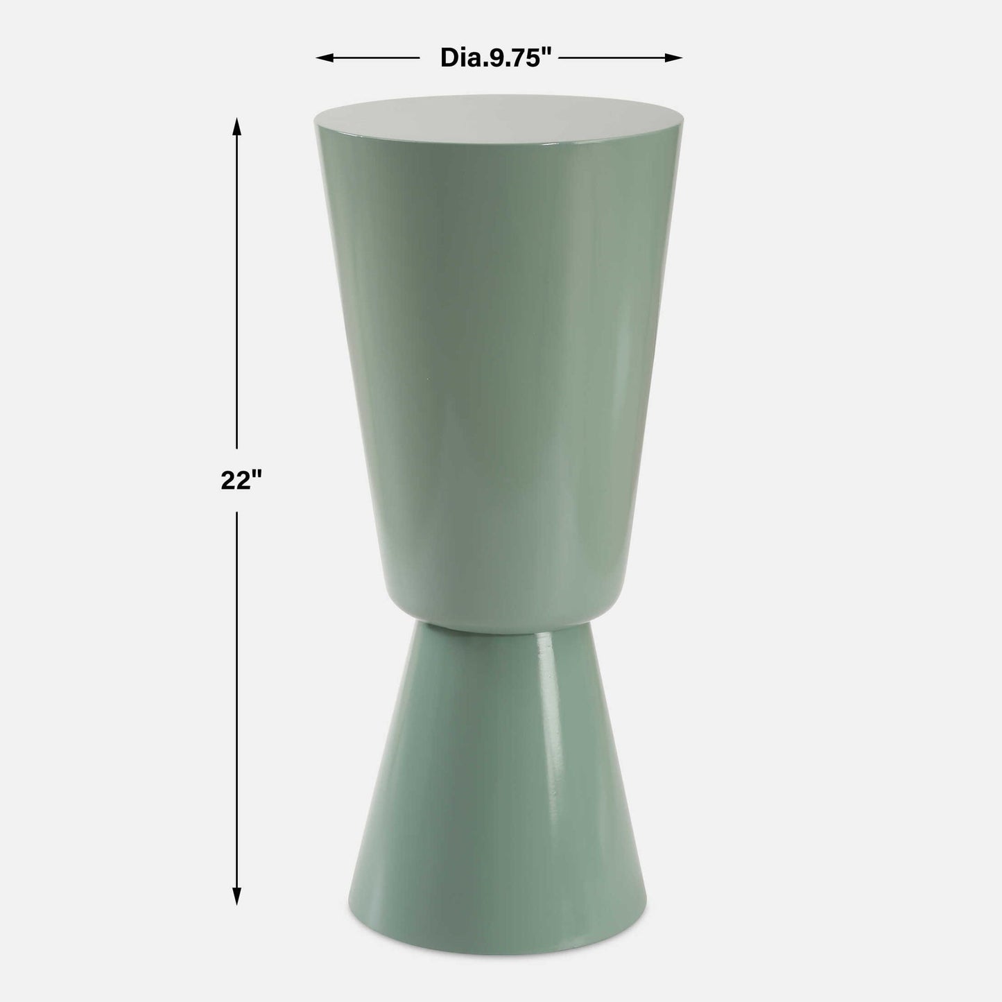 Sabetha - High Gloss Drink Table - Green