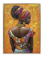 Sunlit Elegance - 30" x 40" Framed Wall Art - Orange