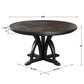 Maiva - Round Dining Table - Black