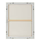 Simple Serenity - Framed Abstract Art - White / Light Blue