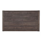 Modern Edge - Rectangular Leg Table - Caffe