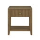 Reed - Chairside Table - Driftwood Oak