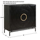 Briseis - 2 Door Cabinet - Black