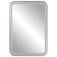 Crofton - Vanity Mirror - Gold & Pearl Silver