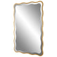 Aneta - Scalloped Mirror - Gold