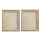 Just - Peaking Framed Abstract Prints (Set of 2) - Black / Gray / Green / Pink / Purple / White
