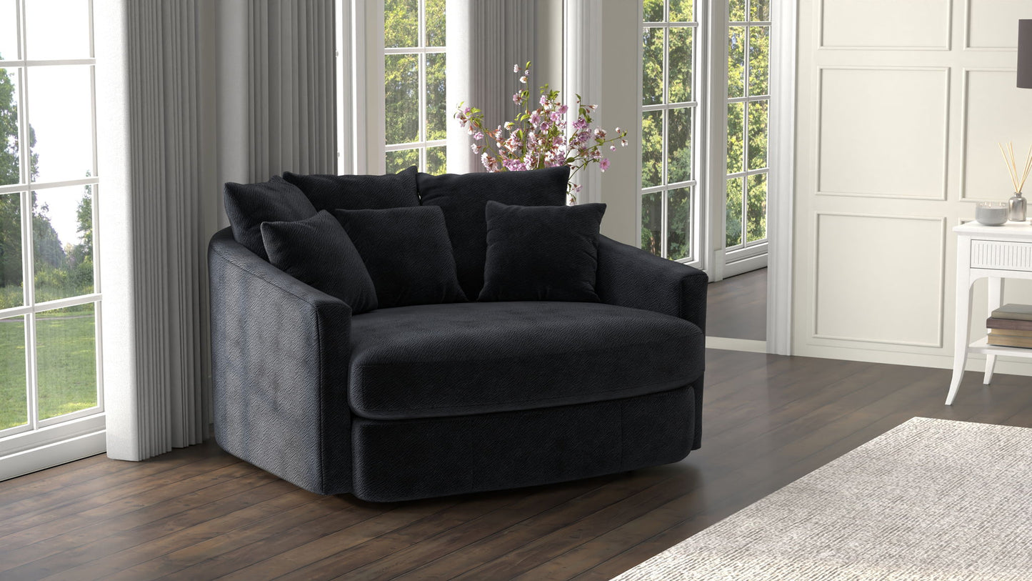 Matty - Round Accent Cuddle Chaise