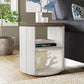 Melody - Round End Table - White