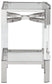 Chaseton - Accent Table - Clear / Silver Finish