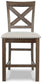Moriville - Upholstered Barstool (Set of 2) - Beige