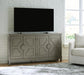 Darlock - Accent Cabinet - Warm Gray