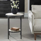Dauntless - Side Table - Travertine