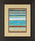 Strata I By Tava Studios - Framed Print Wall Art - Blue