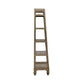 Americana Farmhouse - Wood Leaning Pier Bookcase - Dusty Taupe