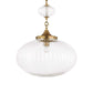 Bellaire - 1 Light Glass Shade Pendant - Gold
