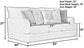 Zeller - Sofa - Cream
