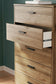 Deanlow - Five Drawer Chest - Honey