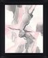 Blush Drift - 28" x 34" Framed Wall Art - Gray