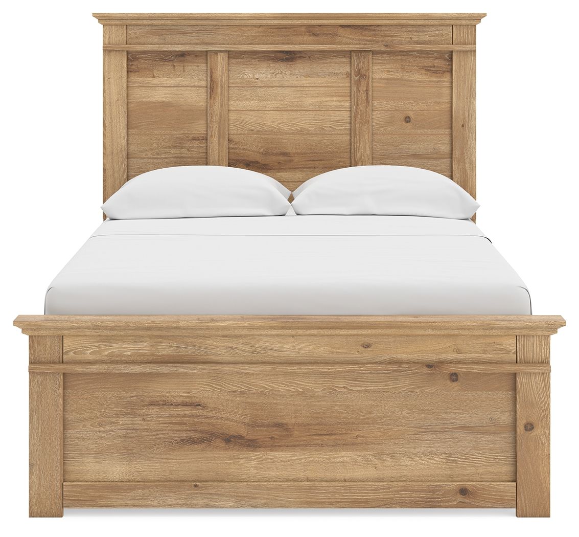 Makidern - Panel Storage Bed With Under Bed Storage Unit