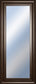 18x42 Decorative Framed Wall Mirror By Classy Art Promotional Mirror Frame #34 - Dark Brown